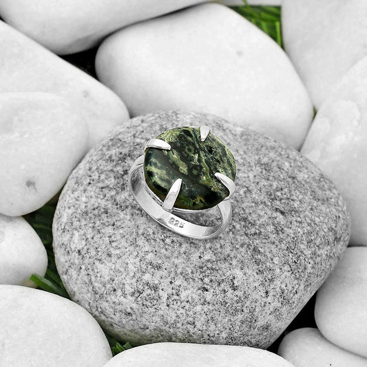 Natural Star Galaxy Jasper Ring size-8 R-1305 SDR172419