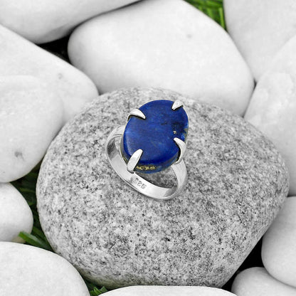 Natural Lapis - Afghanistan Ring size-7 R-1305 SDR172421