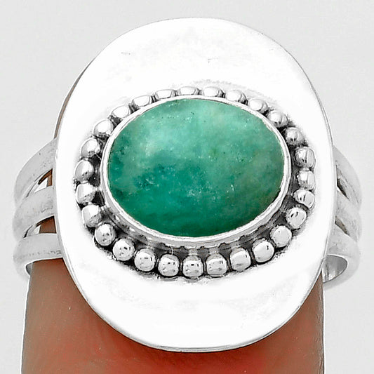 Natural Paraiba Amazonite Ring size-8 R-1458 SDR172437