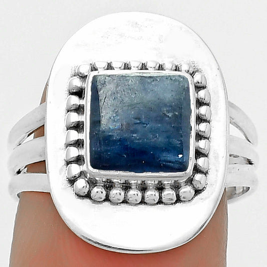 Natural Blue Kyanite - Brazil Ring size-8 R-1458 SDR172449