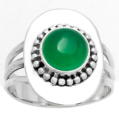 Natural Green Onyx Ring size-7 R-1458 SDR172452