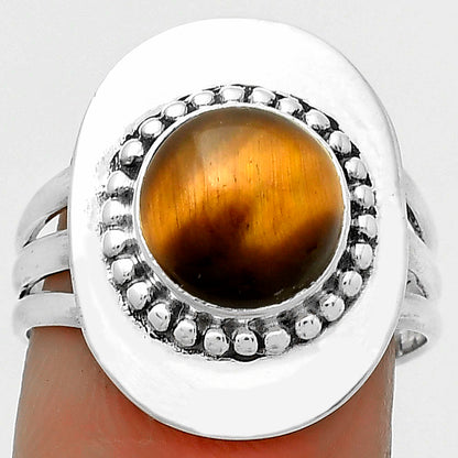 Natural Tiger Eye - Africa Ring size-7.5 R-1458 SDR172457