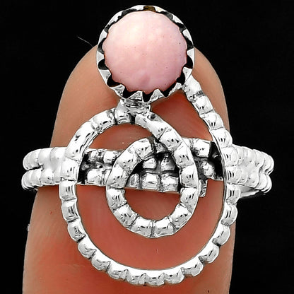 Spiral - Pink Opal - Australia Ring size-8.5 R-1456 SDR172622