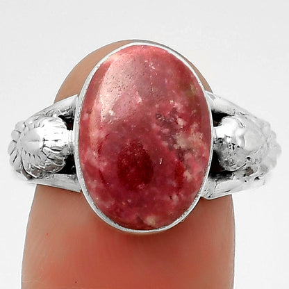 Natural Pink Thulite - Norway Ring size-9 R-1261 SDR172623