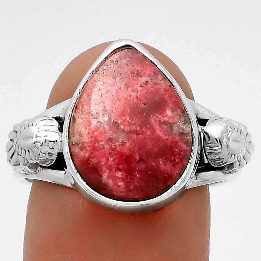 Natural Pink Thulite - Norway Ring size-9 R-1261 SDR172672