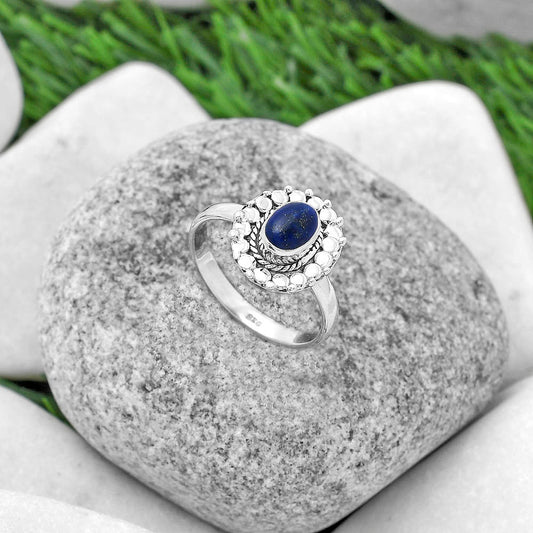 Natural Lapis - Afghanistan Ring size-7.5 R-1399 SDR173290