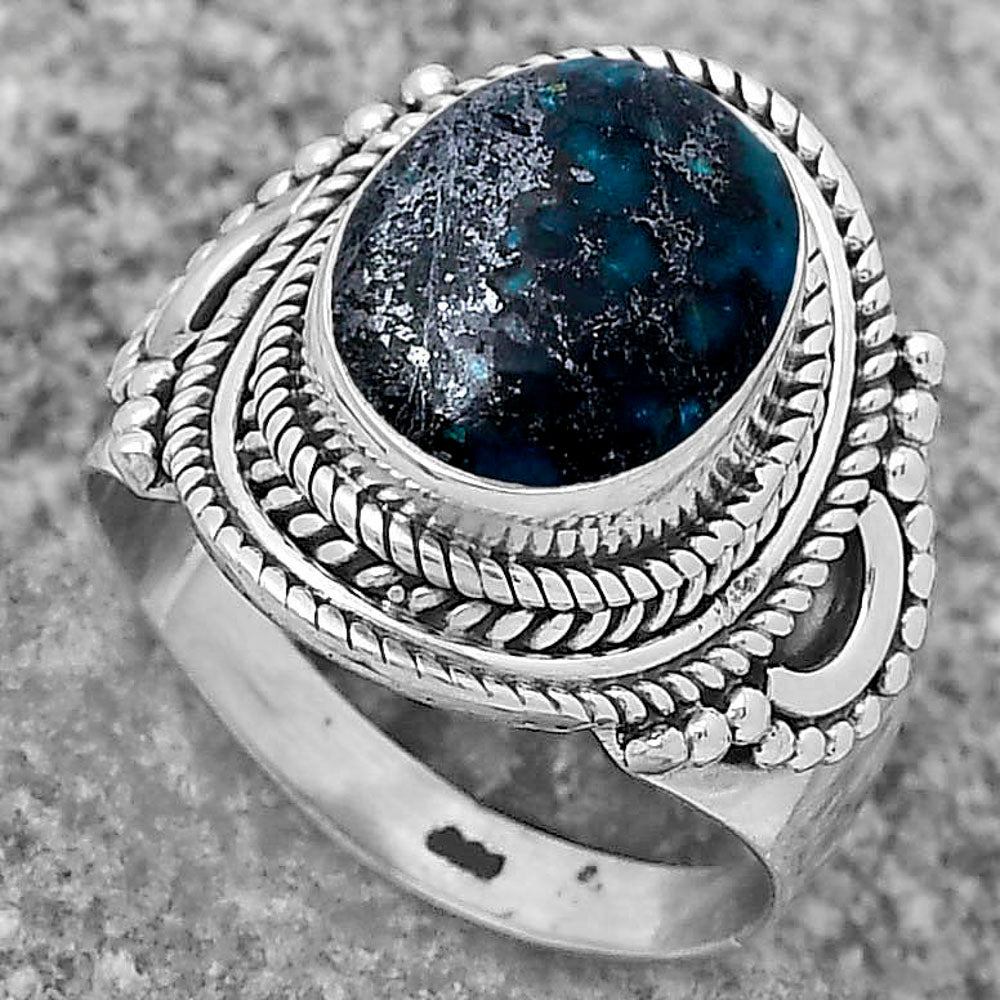 Natural Shattuckite - USA Ring size-7 R-1570 SDR173395