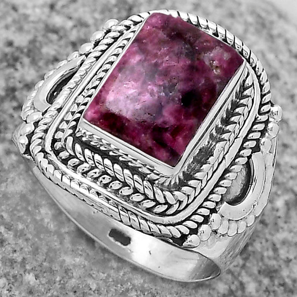 Natural Tourmaline Quartz Ring size-7.5 R-1570 SDR173400
