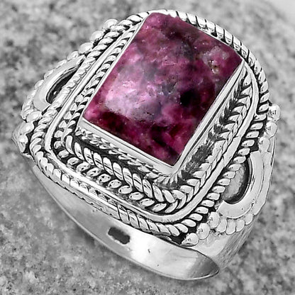 Natural Tourmaline Quartz Ring size-7.5 R-1570 SDR173400