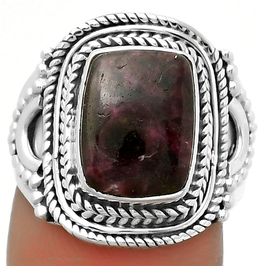 Natural Tourmaline Quartz Ring size-7.5 R-1570 SDR173407
