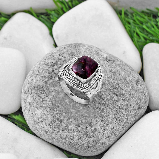 Natural Tourmaline Quartz Ring size-7.5 R-1570 SDR173407