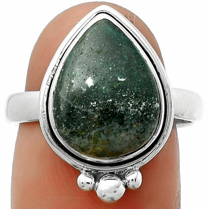Natural Larsonite Jasper Ring size-8 R-1495 SDR173843