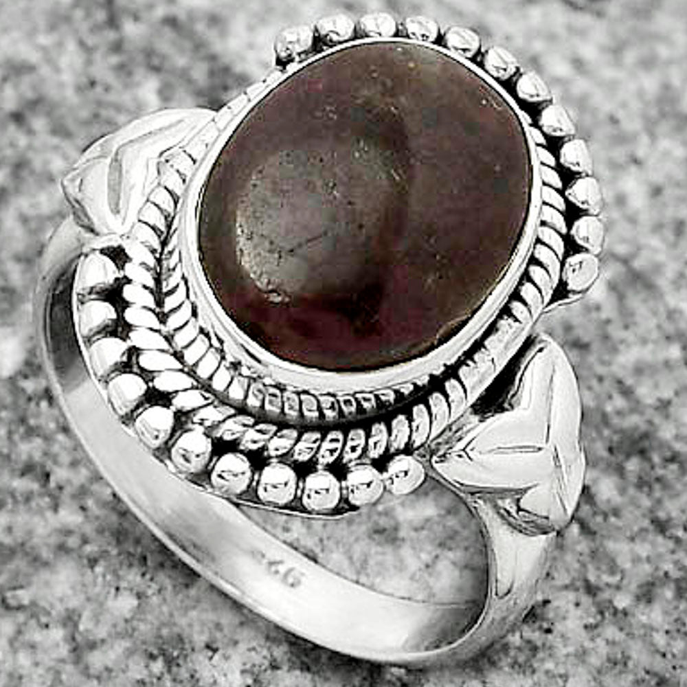 Natural Tourmaline Quartz Ring size-7 R-1292 SDR173890