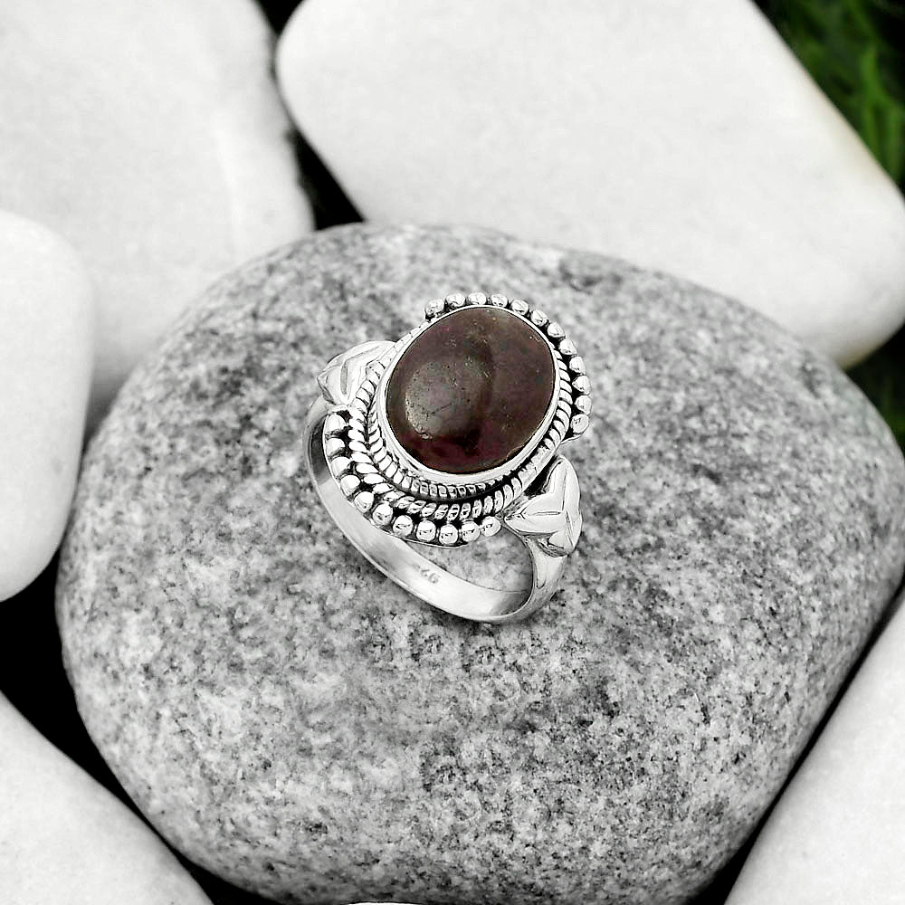 Natural Tourmaline Quartz Ring size-7 R-1292 SDR173890