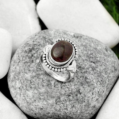 Natural Tourmaline Quartz Ring size-7 R-1292 SDR173890