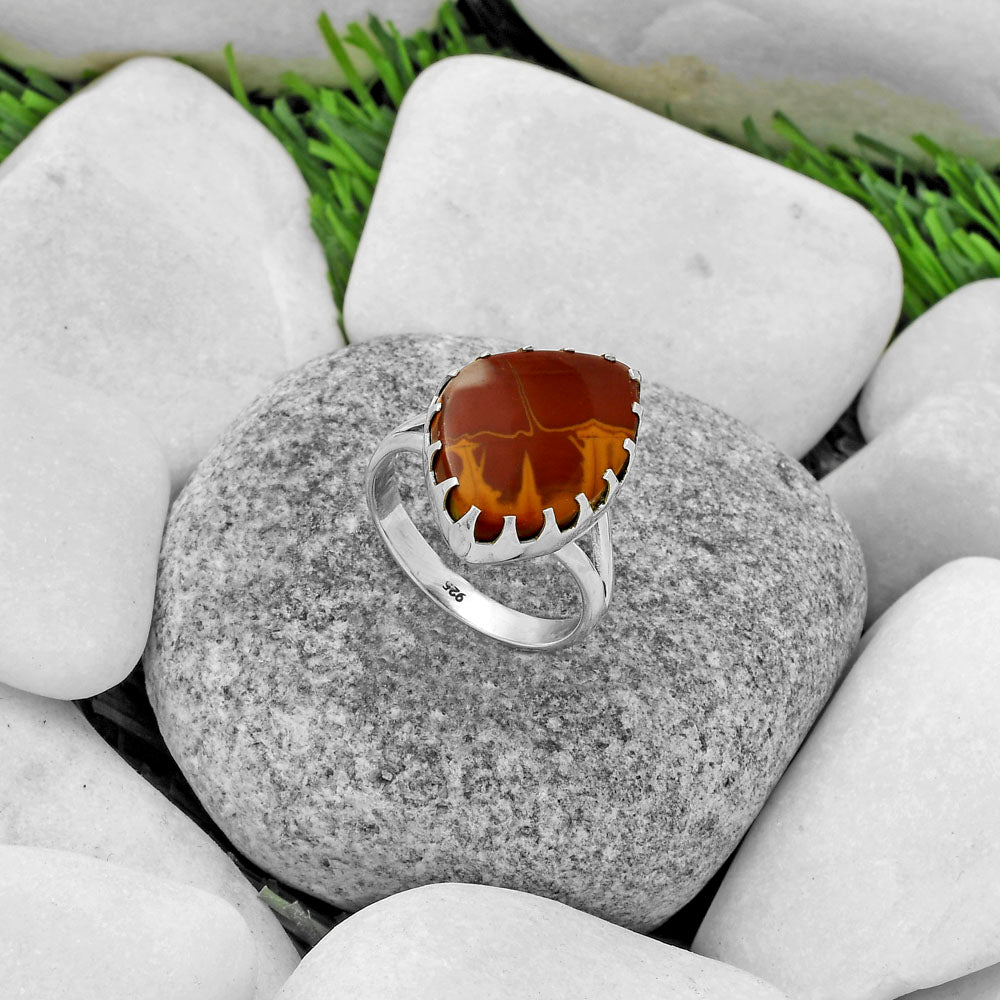 Natural Noreena Jasper Ring size-8.5 R-1210 SDR174320