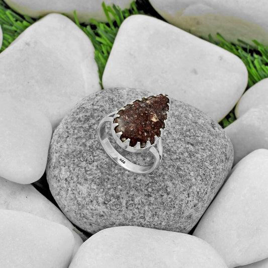 Natural Wild Horse Jasper Ring size-8.5 R-1210 SDR174331