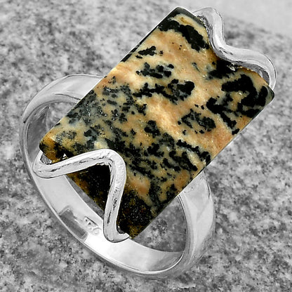 Natural Russian Honey Dendrite Opal Ring size-7 R-1479 SDR174390