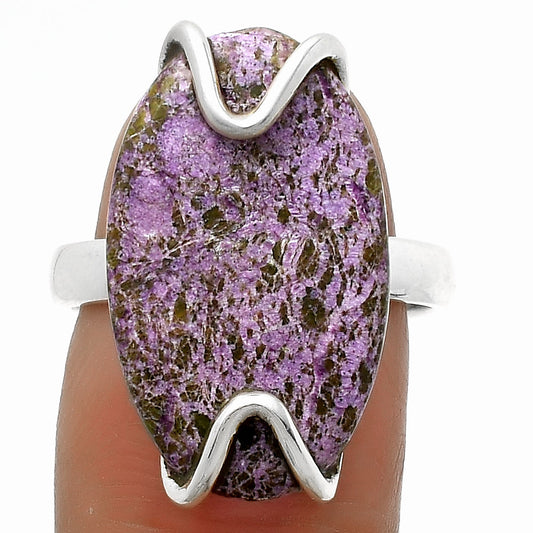 Natural Purpurite - South Africa Ring size-7.5 R-1479 SDR174392