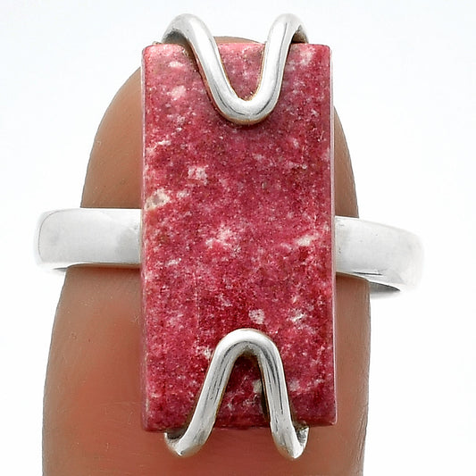 Natural Pink Thulite - Norway Ring size-8.5 R-1479 SDR174395