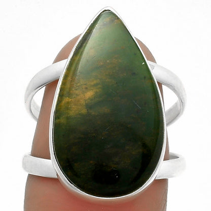 Natural Chrome Chalcedony Ring size-7 R-1002 SDR174435