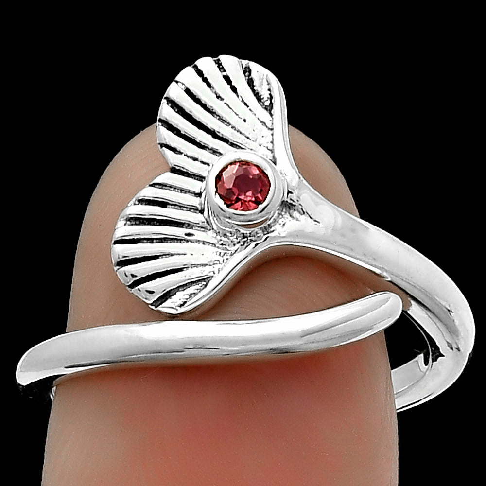 Mermaid Tail Charm Hessonite Garnet Ring size-9 R-1070 SDR174491