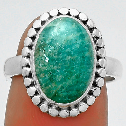 Natural Paraiba Amazonite Ring size-7.5 R-1071 SDR174554