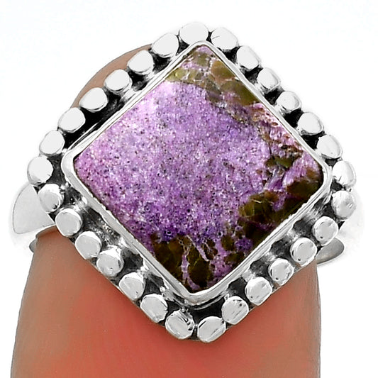 Natural Purpurite - South Africa Ring size-7.5 R-1071 SDR174566