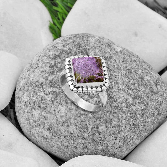 Natural Purpurite - South Africa Ring size-7.5 R-1071 SDR174566