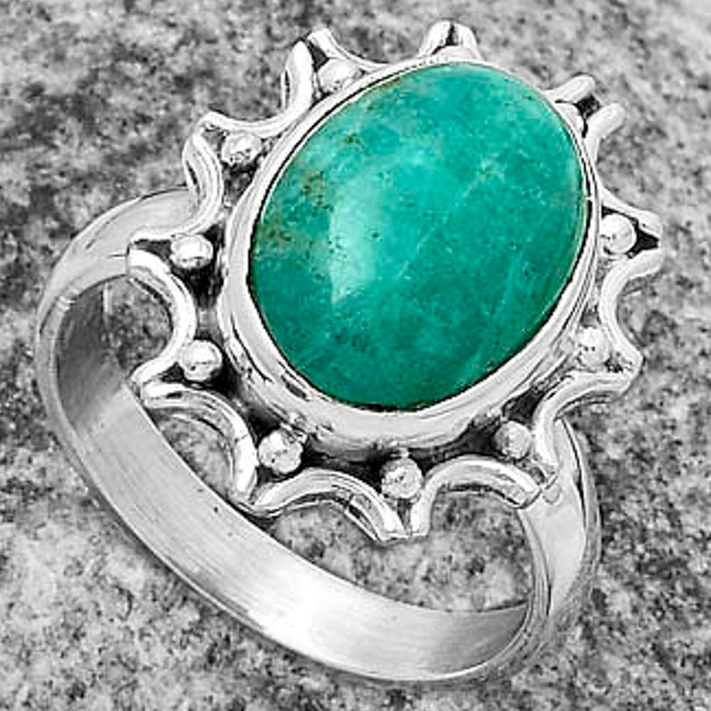 Natural Paraiba Amazonite Ring size-7.5 R-1189 SDR174705