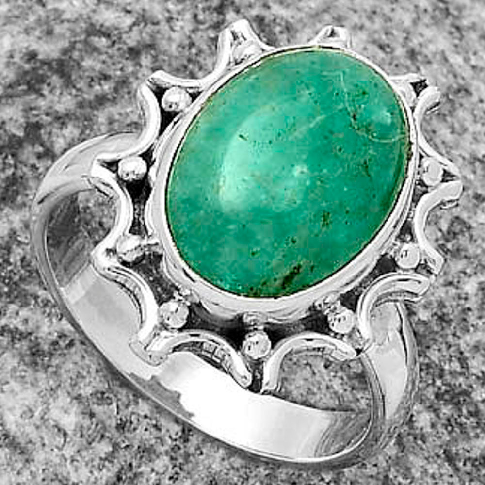 Natural Paraiba Amazonite Ring size-7.5 R-1189 SDR174708