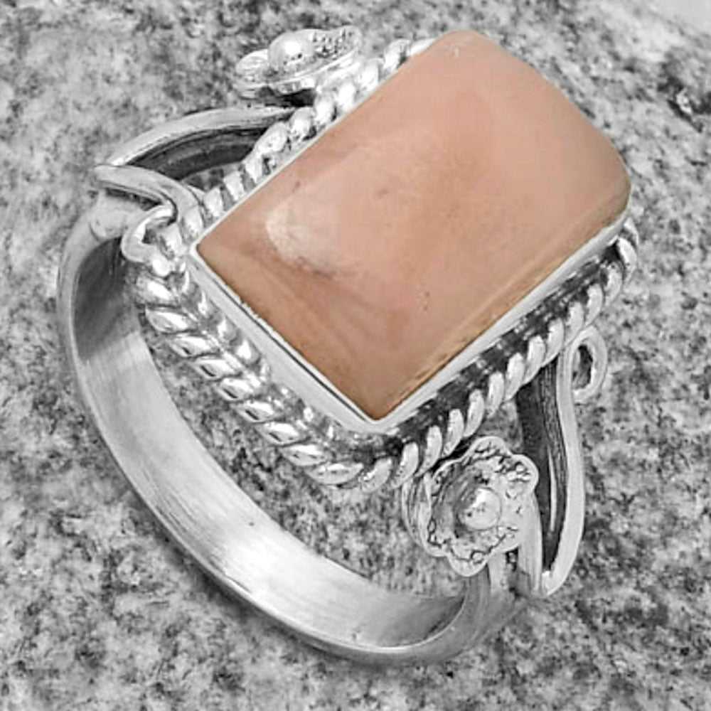 Natural Guava Quartz - Brazil Ring size-7.5 R-1345 SDR174768