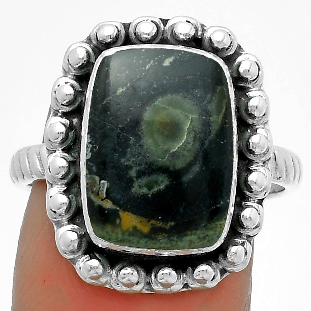 Natural Star Galaxy Jasper Ring size-8.5 R-1124 SDR175035