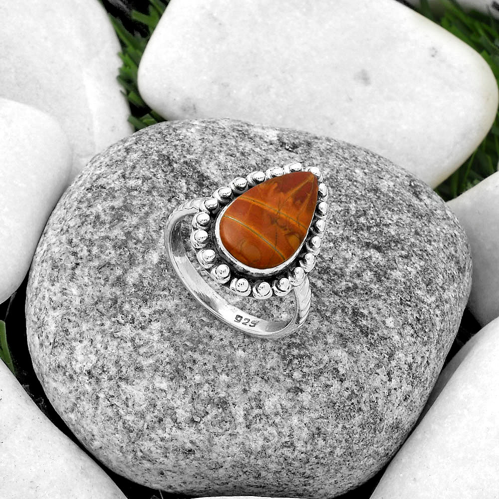 Natural Noreena Jasper Ring size-7.5 R-1124 SDR175038