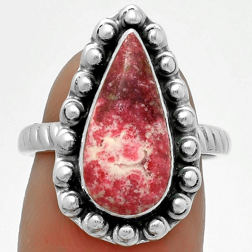 Natural Pink Thulite - Norway Ring size-7 R-1124 SDR175043