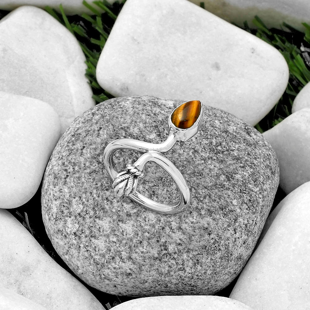 Natural Tiger Eye - Africa Ring size-7.5 R-1482 SDR175070