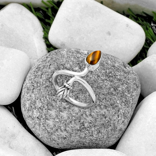 Natural Tiger Eye - Africa Ring size-7.5 R-1482 SDR175070