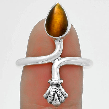 Natural Tiger Eye - Africa Ring size-7 R-1482 SDR175071