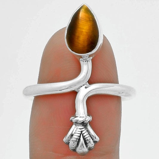 Natural Tiger Eye - Africa Ring size-7 R-1482 SDR175071
