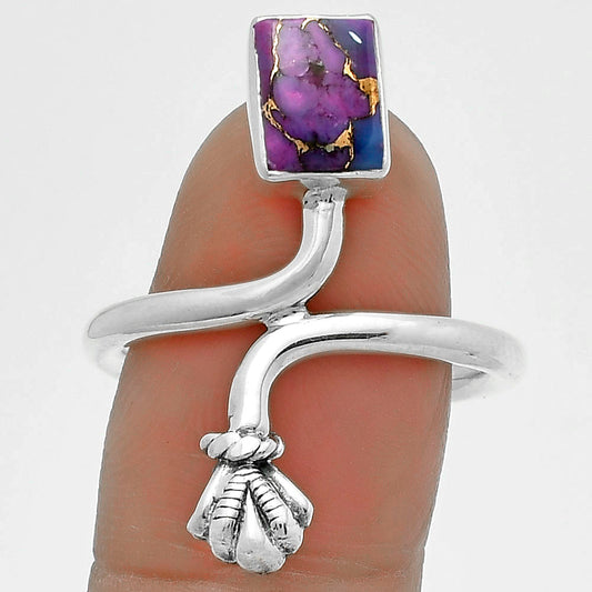 Copper Purple Turquoise - Arizona Ring size-9 R-1482 SDR175083