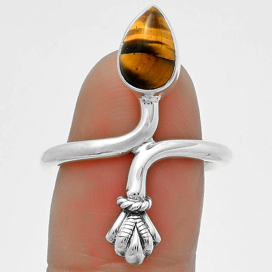 Natural Tiger Eye - Africa Ring size-7.5 R-1482 SDR175084