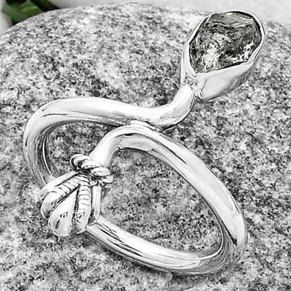 Natural Herkimer Diamond - USA Ring size-7.5 R-1482 SDR175089