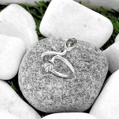 Natural Herkimer Diamond - USA Ring size-7.5 R-1482 SDR175089
