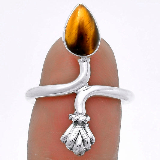 Natural Tiger Eye - Africa Ring size-6 R-1482 SDR175090