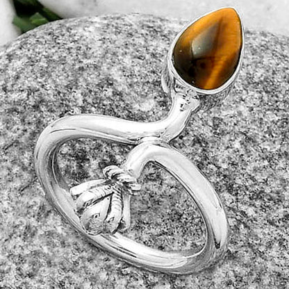 Natural Tiger Eye - Africa Ring size-6 R-1482 SDR175090
