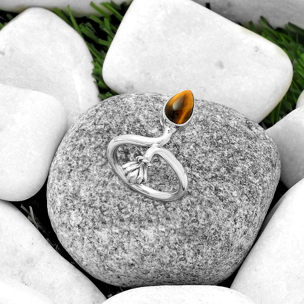 Natural Tiger Eye - Africa Ring size-6 R-1482 SDR175090