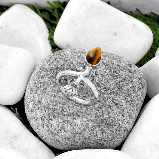 Natural Tiger Eye - Africa Ring size-6 R-1482 SDR175090