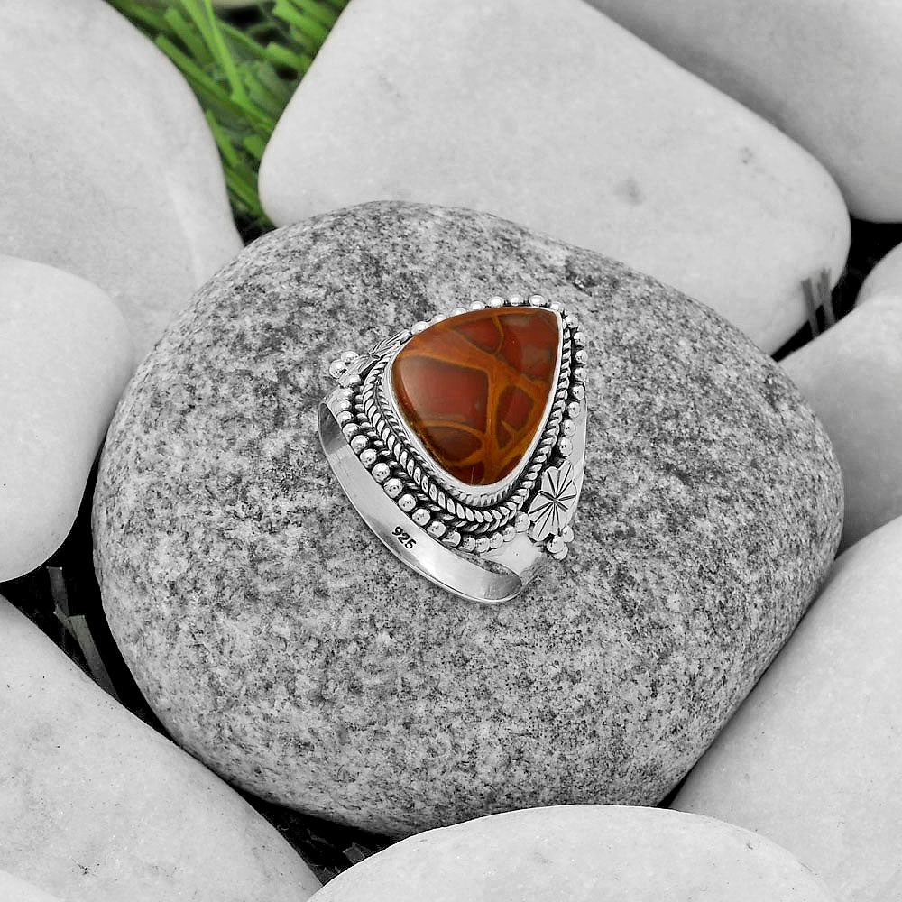 Natural Noreena Jasper Ring size-9 R-1424 SDR175365