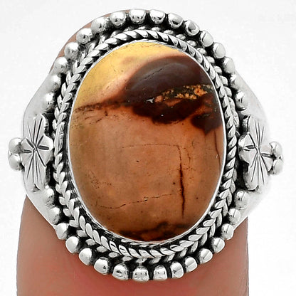 Natural Indian Paint Gemstone Ring size-7.5 R-1424 SDR175367