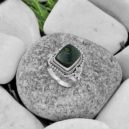 Natural Star Galaxy Jasper Ring size-8.5 R-1424 SDR175385